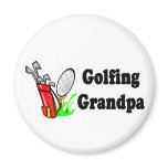 Golfing Grandpa T-shirts and Gifts. Refrigerator Magnets