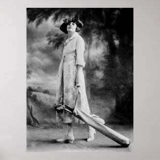 Golfing in Style, 1920s print