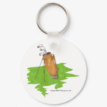 Golfing Keychain