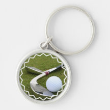 Golfing Keychain