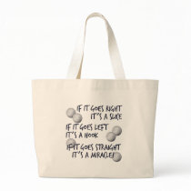 Golfing  Miracle Canvas Bag