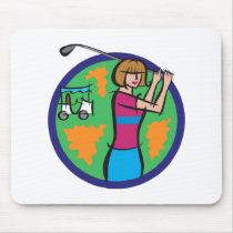 Golfing mousepads
