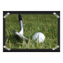 Golfing Photo Invitation