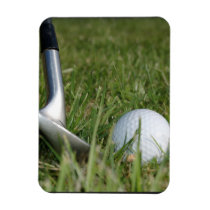 Golfing Photo Premium Magnet