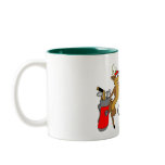 Golfing Reindeer Mugs