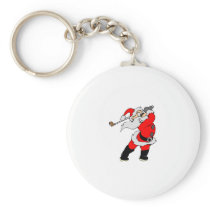 Golfing Santa keychains