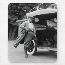 Golfing Senator, 1920s Mouse Pad