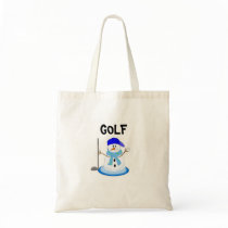 Golfing Snowman bags