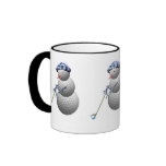 golfing snowman, golfing snowman, golfing snowman mugs