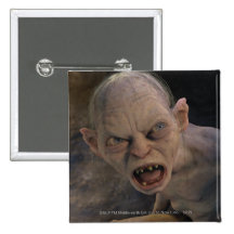 Gollum Close Up Pinback Button
