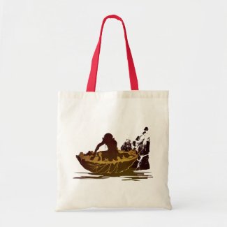 Gollum in a Raft Canvas Bag