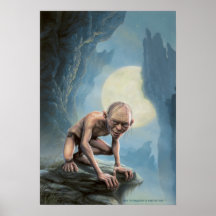 Gollum with Moon Print