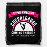 Golly Girls: Super Awesome Cheerleader Drawstring Backpack