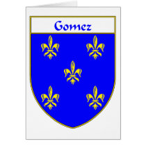 Gomez Coat of Arms/Family Crest cards by NameGame Gomez Coat of Arms/Family Crest cards