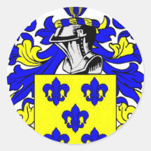 Gomez Coat of Arms Round Sticker