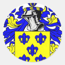 Gomez Coat of Arms Round Stickers