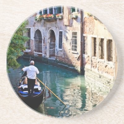 Gondola in Venice Italy coasters