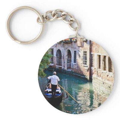 Gondola in Venice Italy keychains
