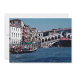 Gondola on the Grand Canal, Rialto Bridge, Venice, Invitations