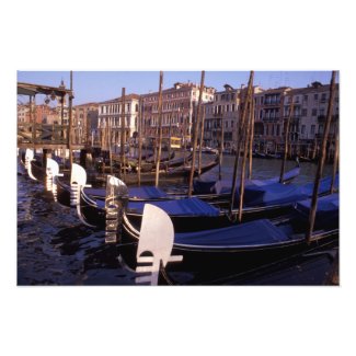 Gondola Station on Canal Grande Photo Print