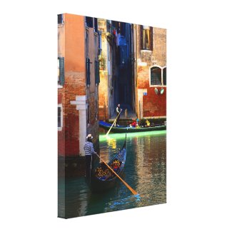 Gondolas Canvas Print