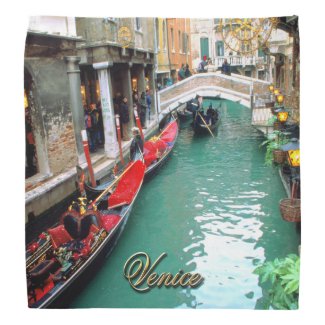 Gondolas on a Venetian canal Bandana