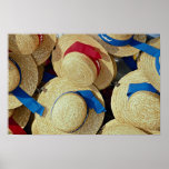 Gondolier hats, Venice, Italy Posters