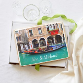 Gondolier in Cannaregio Jumbo Shortbread Cookie