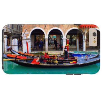 Gondolier in Cannaregio Tough iPhone 6 Plus Case