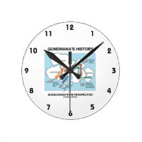 Gondwana's History Biogeography In Perspective Round Wall Clocks