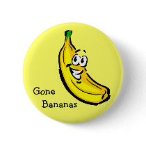 Gone Bananas Buttons