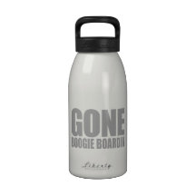 GONE BOOGIE BOARDING Meme - Old Silver Water Bottle