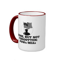 Gone, but not forgotten: POWs/MIAs mugs by SmartAssProducts Gone, but not forgotten: POWs/MIAs mugs