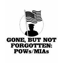 Gone, but not forgotten: POWs/MIAs t-shirts