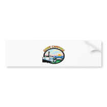 Gone Camping bumper stickers by thecamperslife Gone Camping bumper stickers