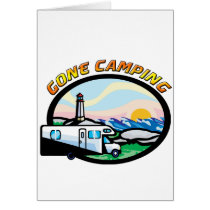 Gone Camping Greeting Card