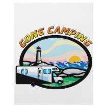 Gone Camping Personalized Flyer
