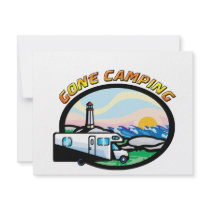 Gone Camping invitations by thecamperslife Gone Camping invitations