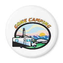 Gone Camping magnets by thecamperslife Gone Camping magnets