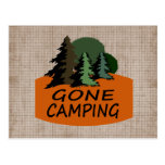 Gone Camping Post Card