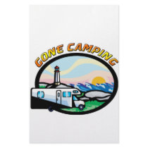 Gone Camping stationery by thecamperslife Gone Camping stationery