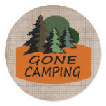 Gone Camping Stickers