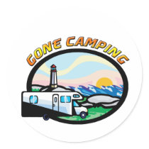 Gone Camping stickers