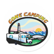 Gone Camping stickers