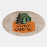 Gone Camping Stickers