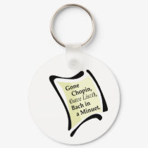 Gone Chopini keychains by evisionarts Gone Chopini keychains