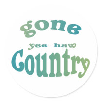 gone country yeehaw stickers by Classicdesignz gone country yeehaw stickers