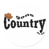gone country yeehaw stickers by Classicdesignz gone country yeehaw stickers