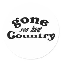gone country yeehaw stickers by Classicdesignz gone country yeehaw stickers