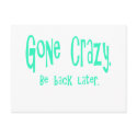 Gone Crazy postcards